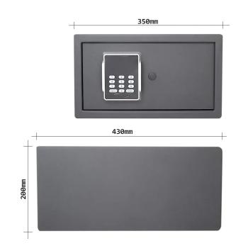 Preview: Rottner Hoteltresor Neptun Lap Elektronikschloss anthrazit T06114